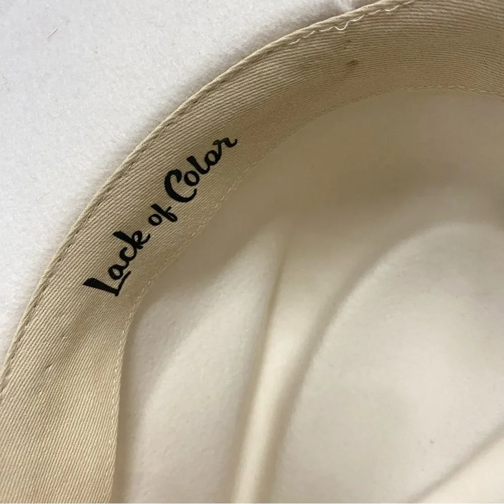 Lack Of Color Melodic Fedora Ivory White Wide-Brimmed Hat Revolve As Is